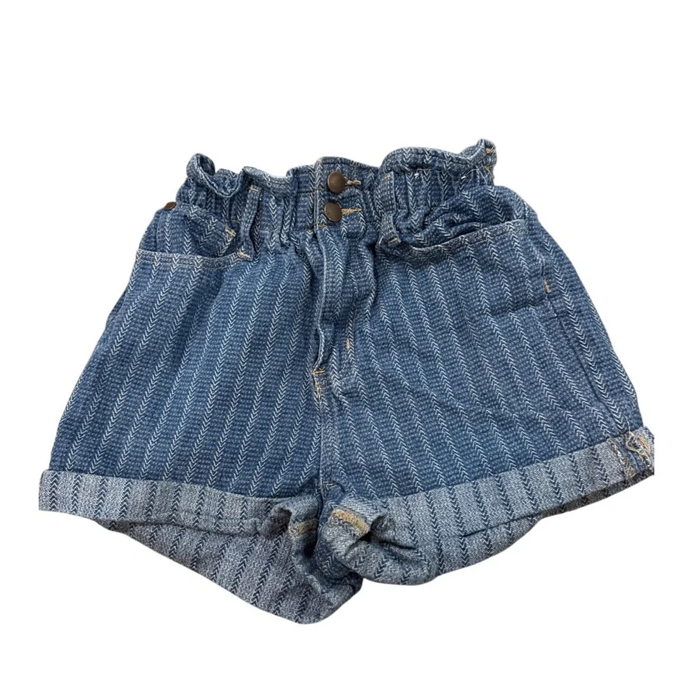 Nature Denim High Waisted Shorts Women’s Size Small 100‎ Percent Cotton EUC
